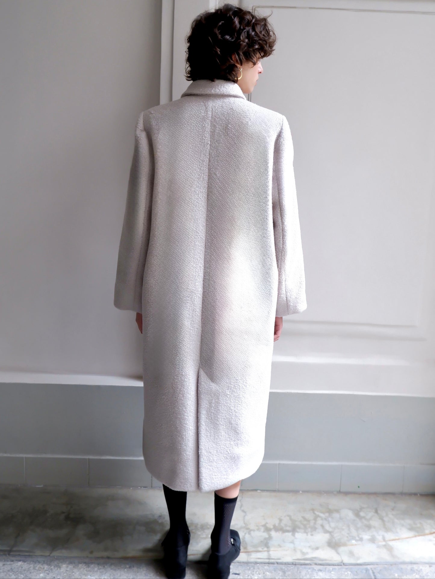 GABRIELLE LIGHT GREY COAT