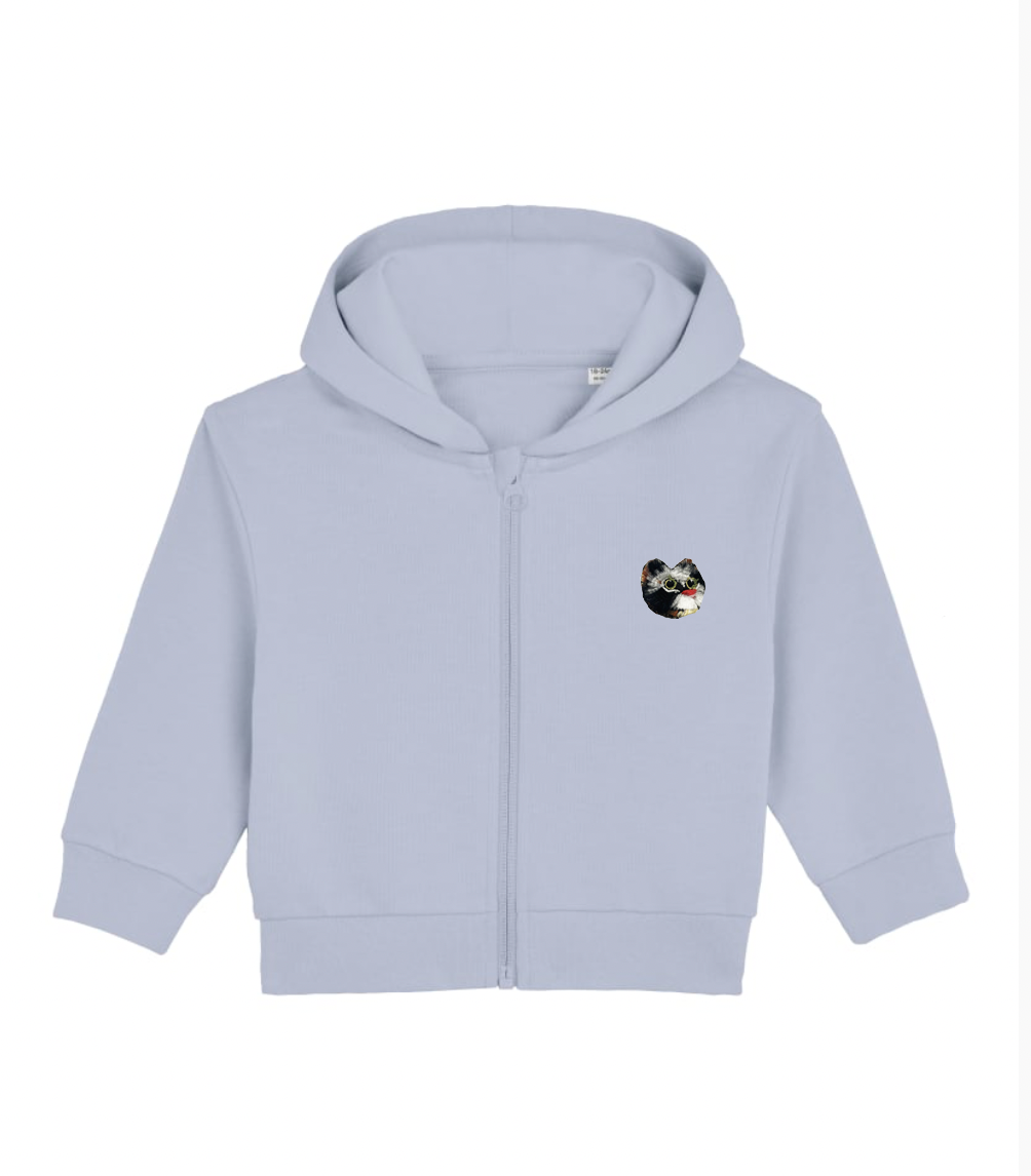 BABY HOODIE LIGHT BLUE