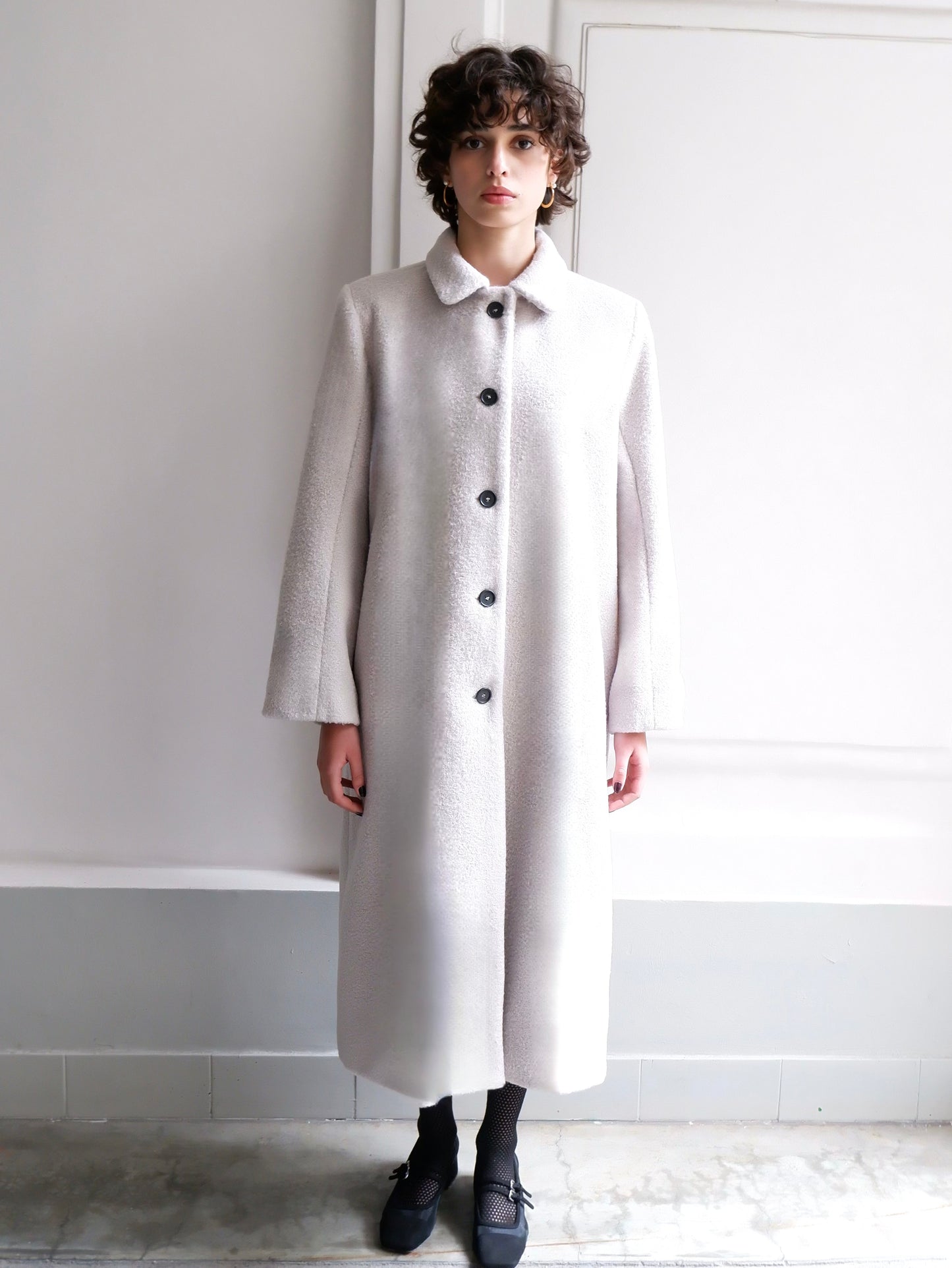 GABRIELLE LIGHT GREY COAT