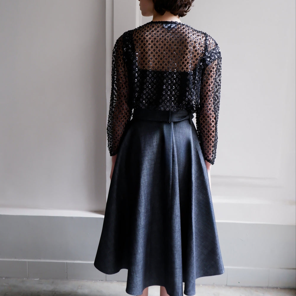 
                      
                        Veste Agathe noire à paillettes
                      
                    