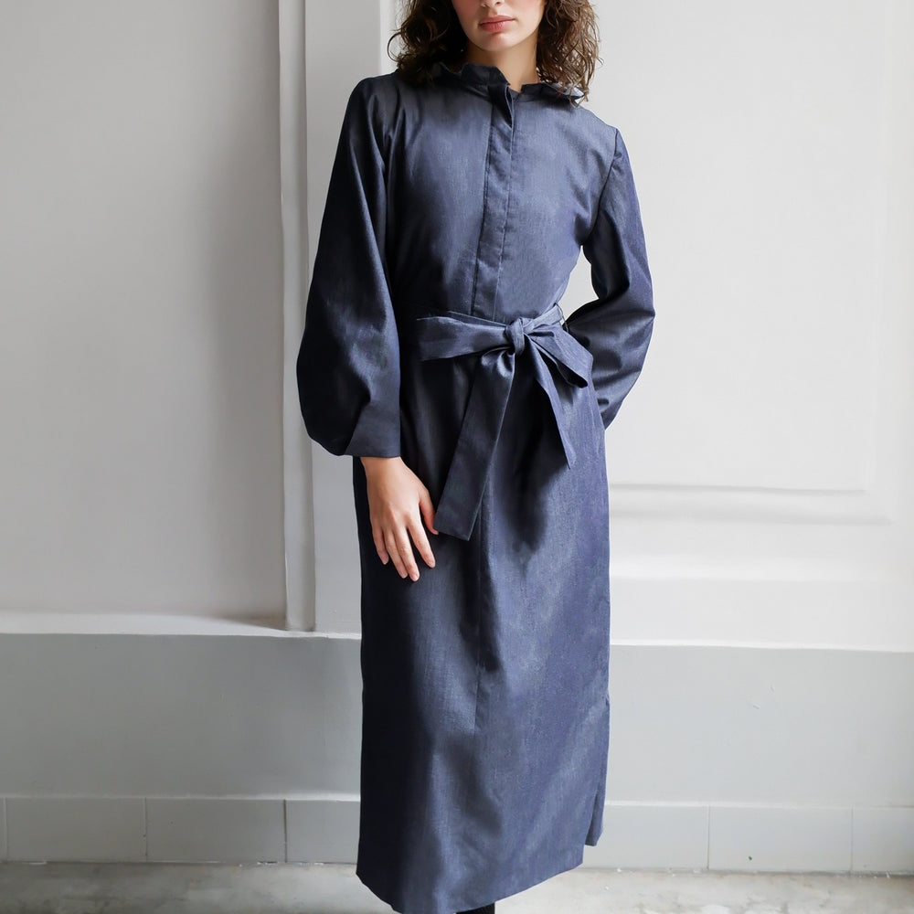 ODETTE LIGHT DENIM DRESS