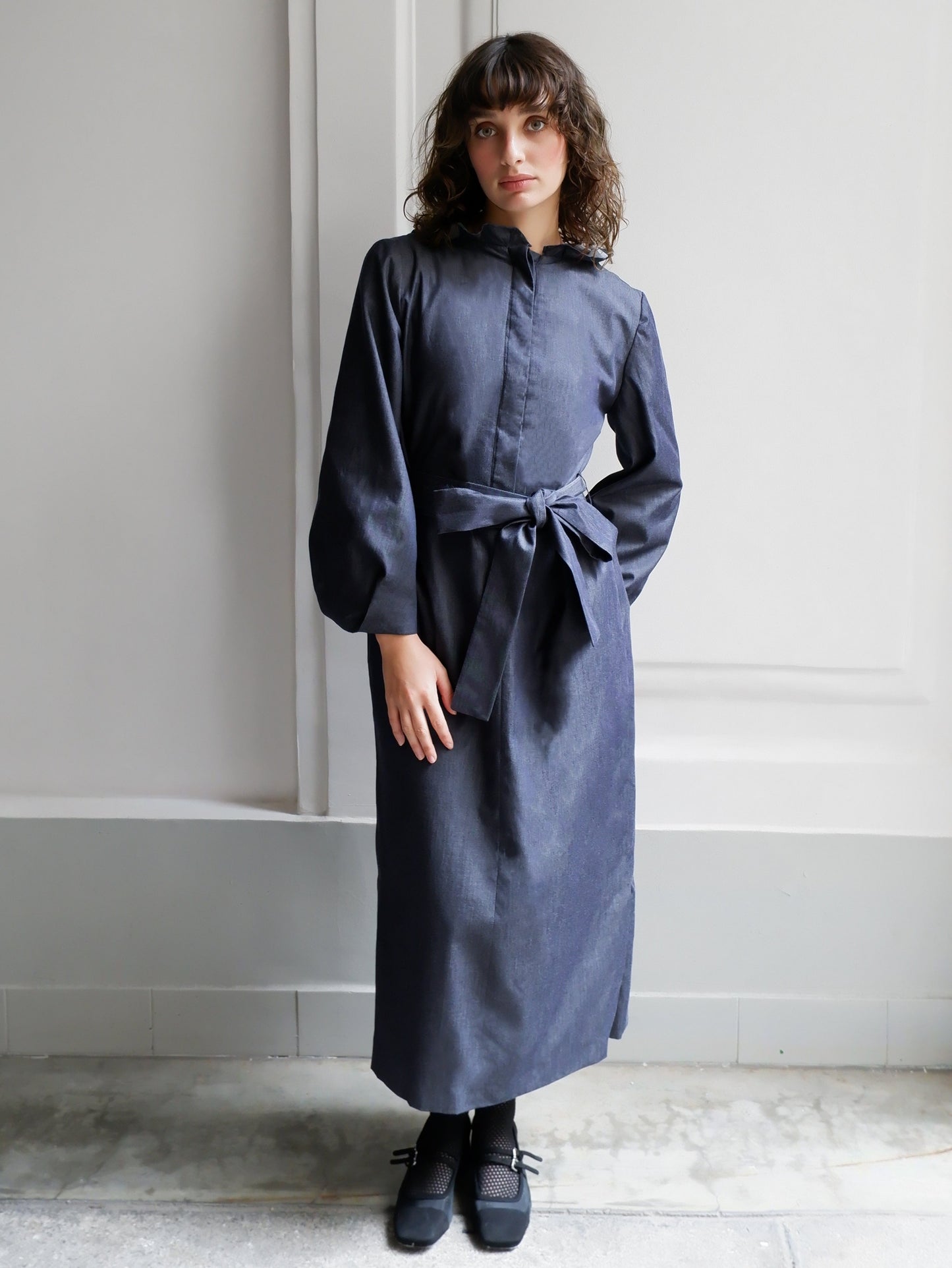 ODETTE LIGHT DENIM DRESS