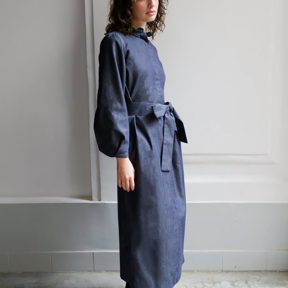 ODETTE LIGHT DENIM DRESS