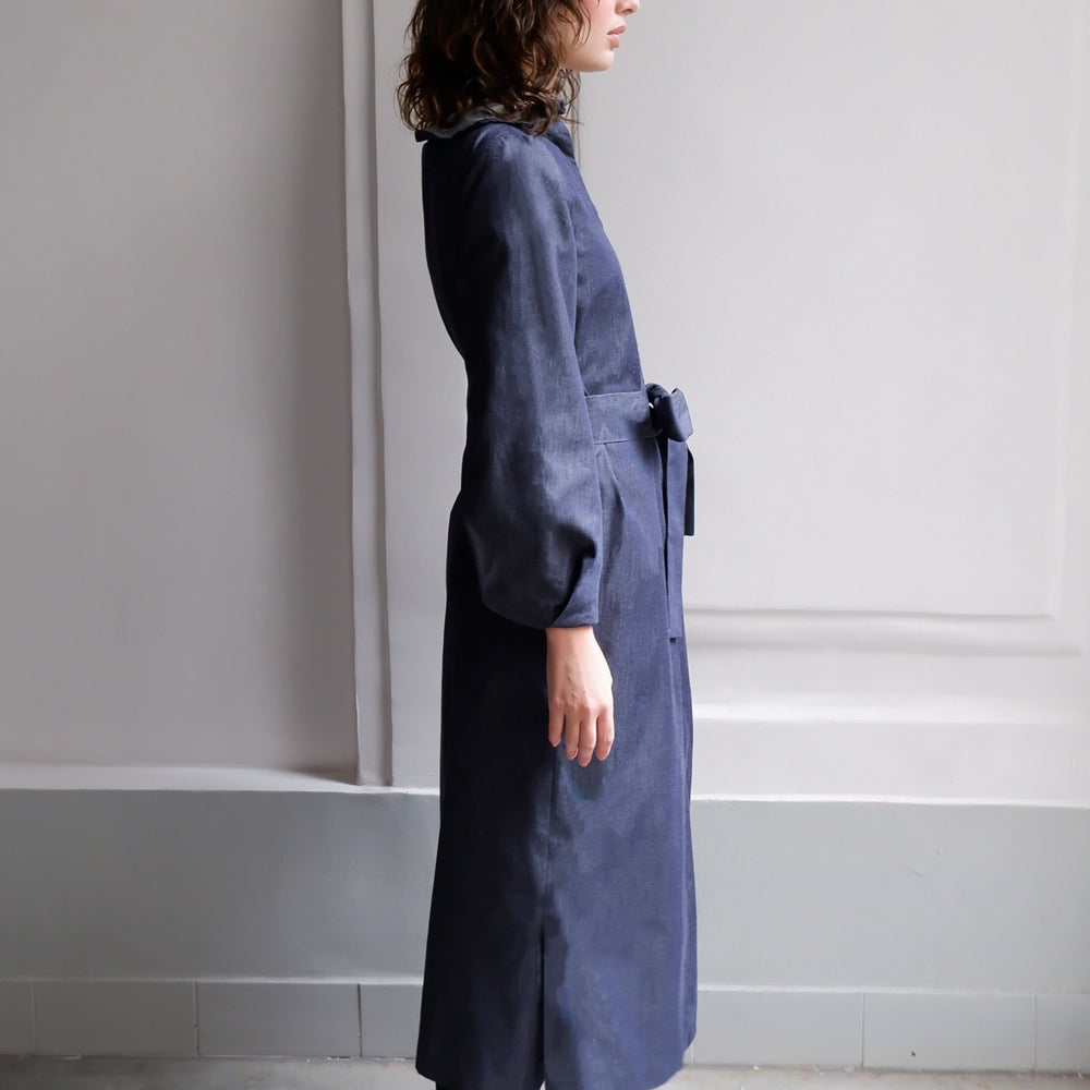 
                      
                        ODETTE LIGHT DENIM DRESS
                      
                    