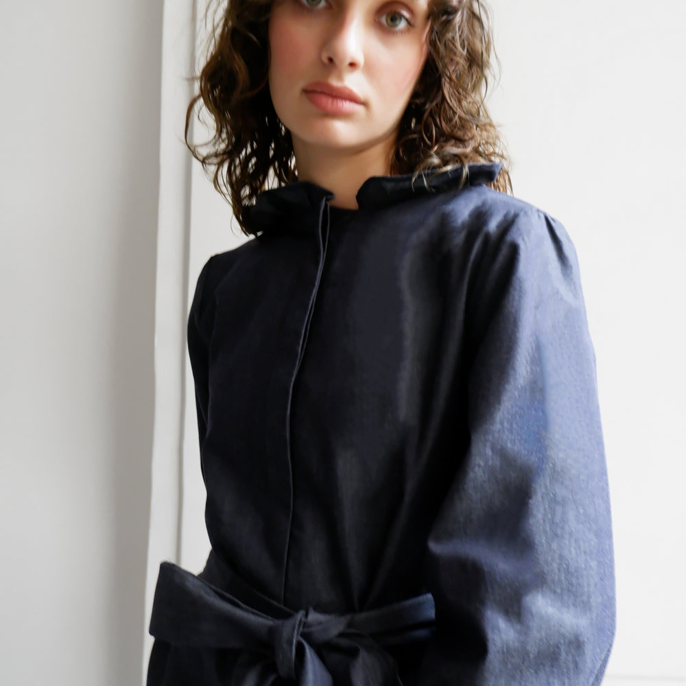 
                      
                        ODETTE LIGHT DENIM DRESS
                      
                    