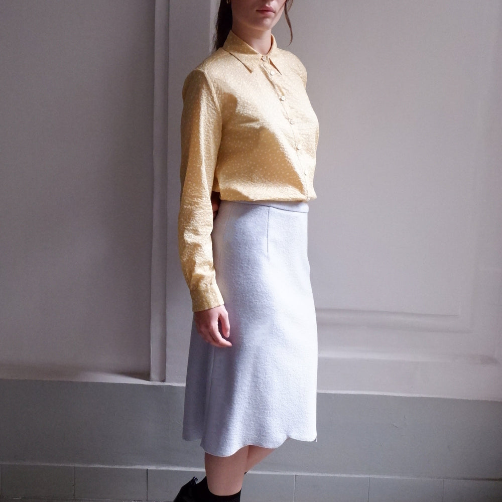 
                      
                        LÉA YELLOW PRINT SHIRT
                      
                    
