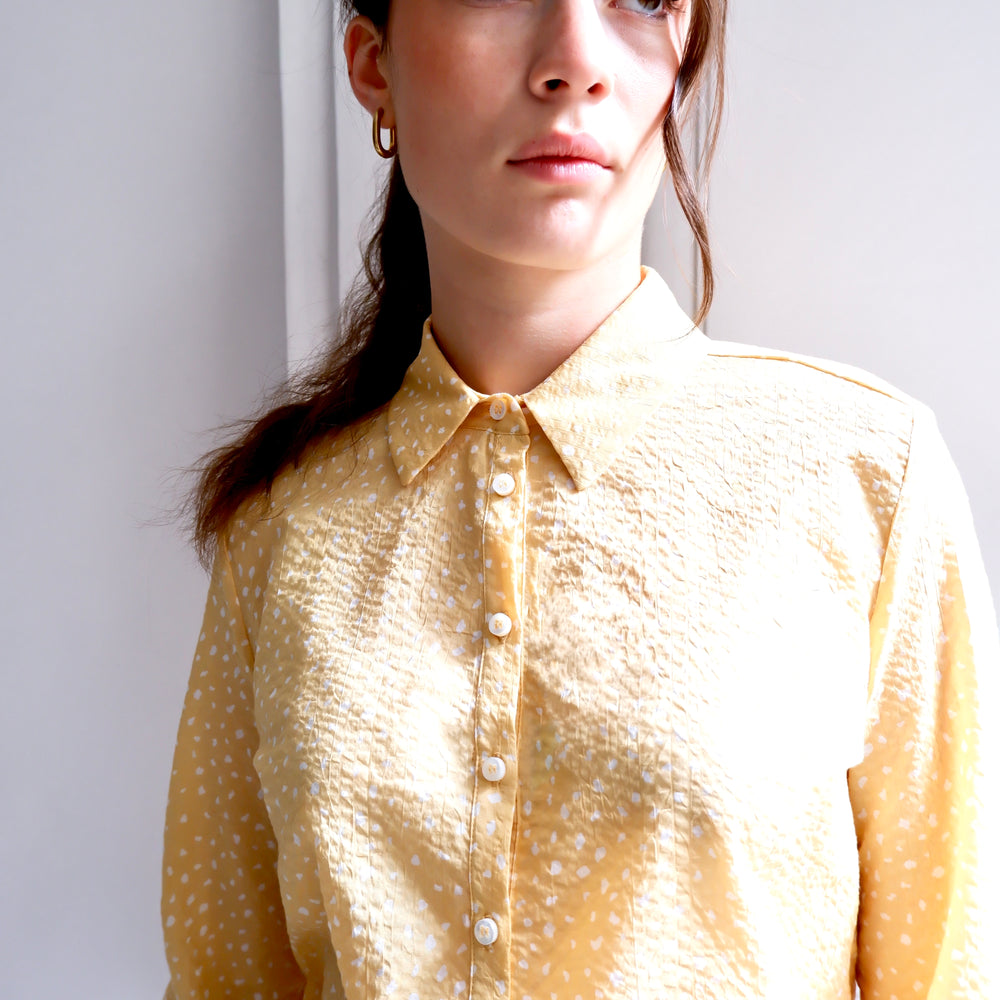 LÉA YELLOW PRINT SHIRT