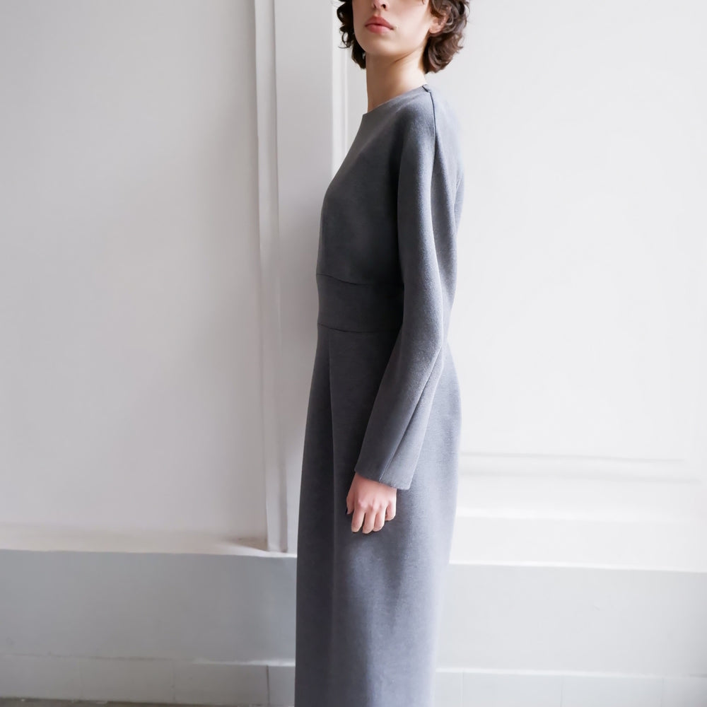 
                      
                        STELLA LIGHT GREY DRESS
                      
                    
