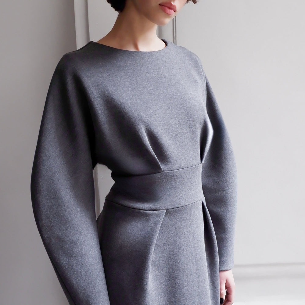 
                      
                        STELLA LIGHT GREY DRESS
                      
                    