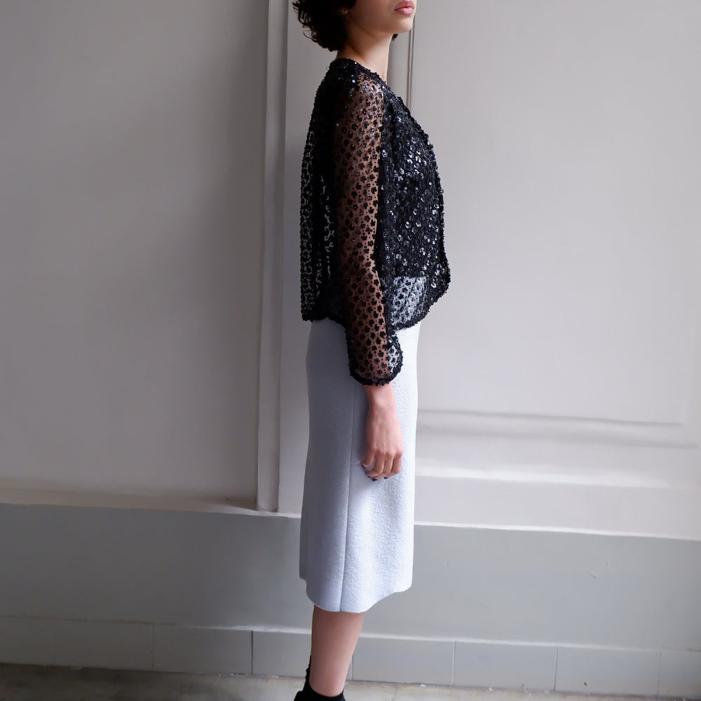 
                      
                        Veste Agathe noire à paillettes
                      
                    