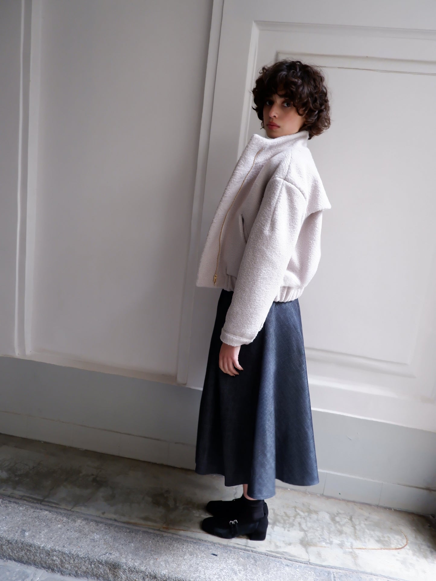 VESTE EN LAINE VERTE VICTOIRE