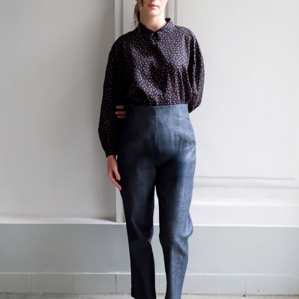 CHLOE DARK DENIM PANTS