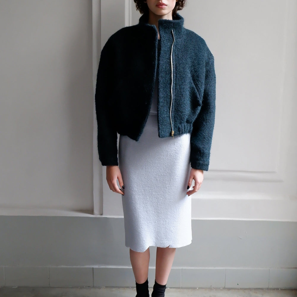 VESTE EN LAINE VERTE VICTOIRE