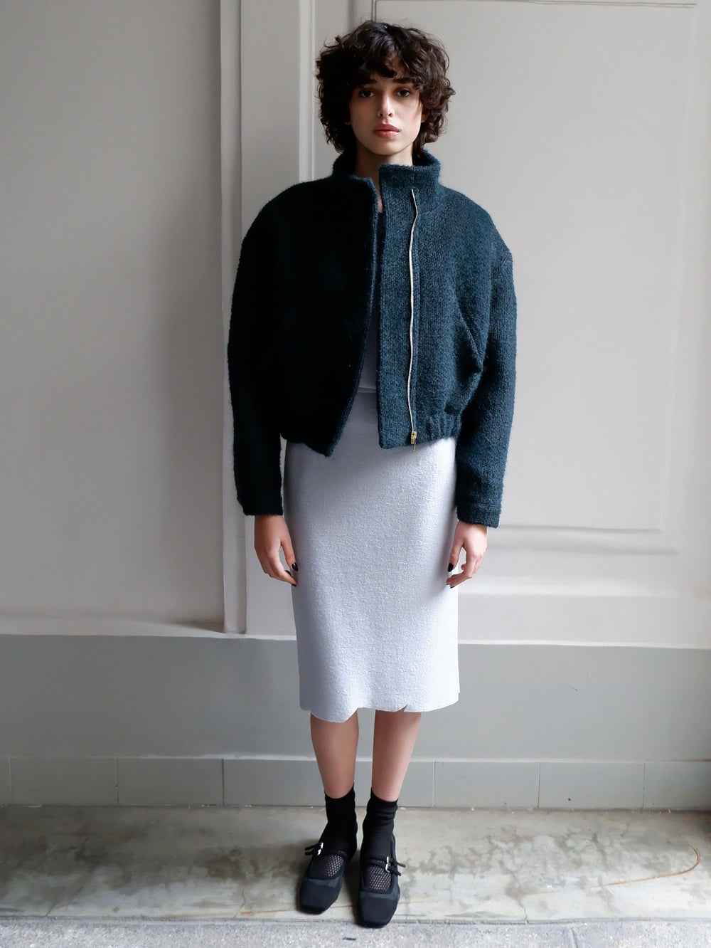 VESTE EN LAINE VERTE VICTOIRE