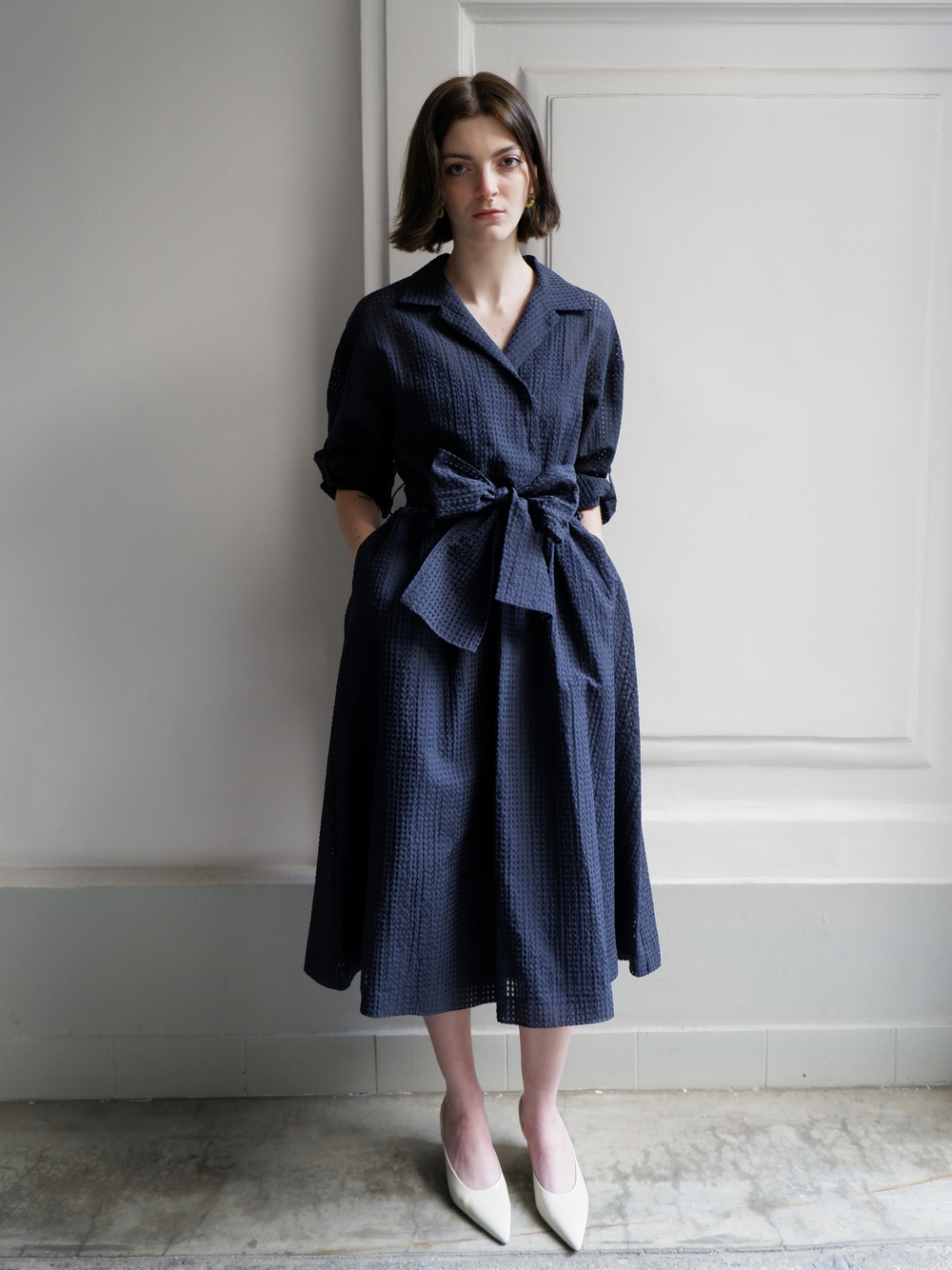 ROBE ADELE BLEU MARINE