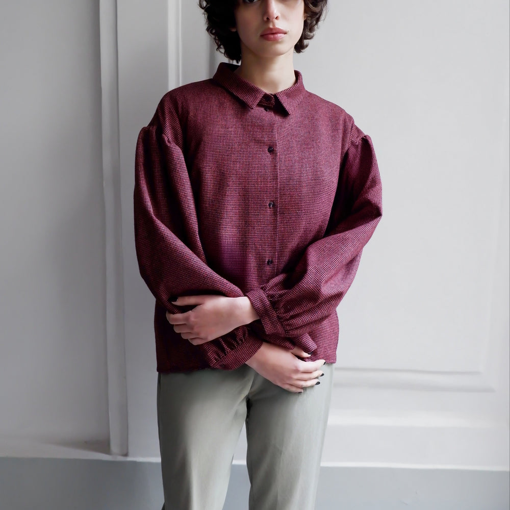 
                      
                        BLOUSE À RAYURES VERTES EDITH
                      
                    