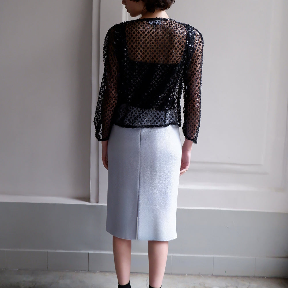 
                      
                        Veste Agathe noire à paillettes
                      
                    