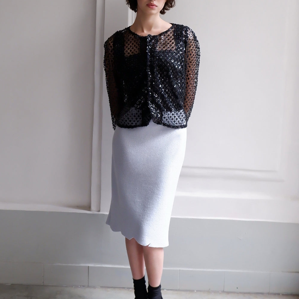 
                      
                        Veste Agathe noire à paillettes
                      
                    