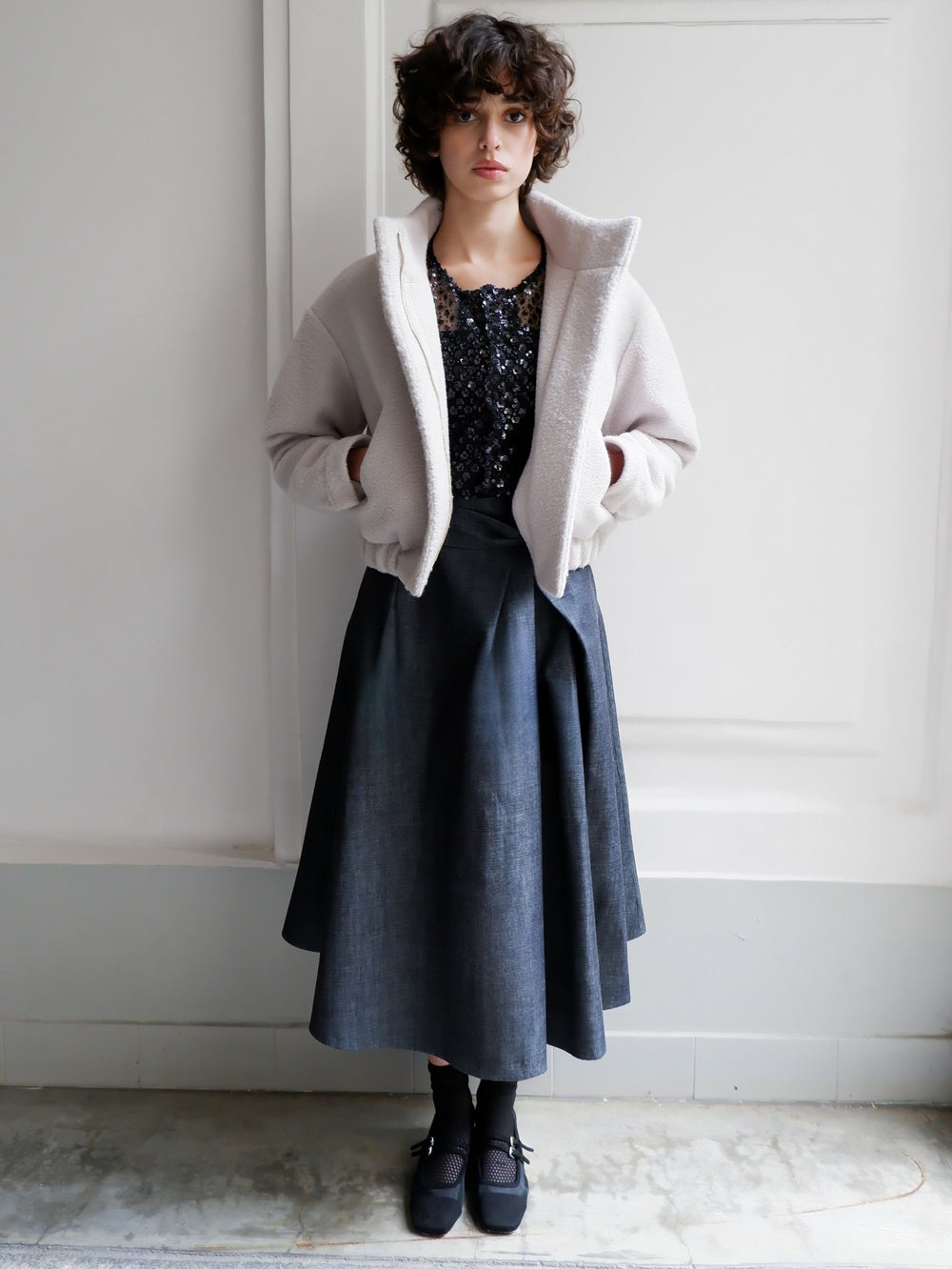 VESTE EN LAINE VERTE VICTOIRE