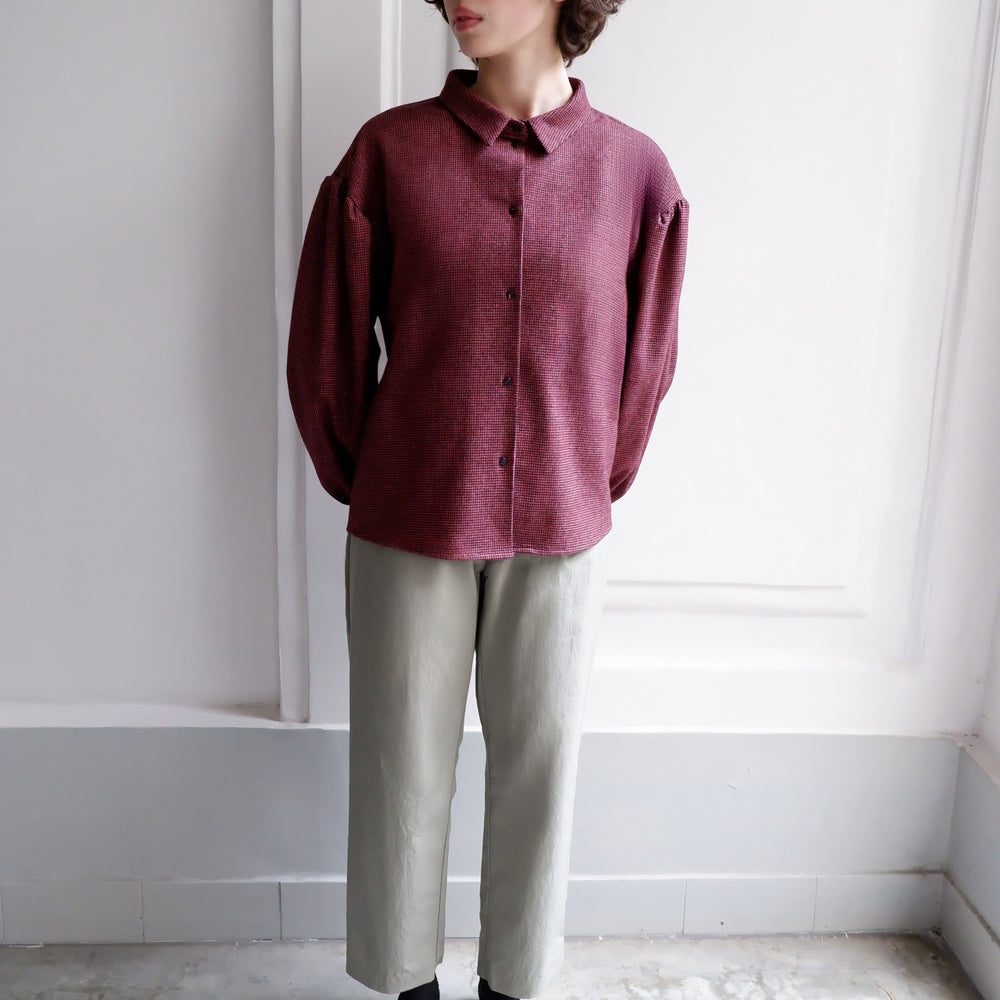 
                      
                        BLOUSE À RAYURES VERTES EDITH
                      
                    