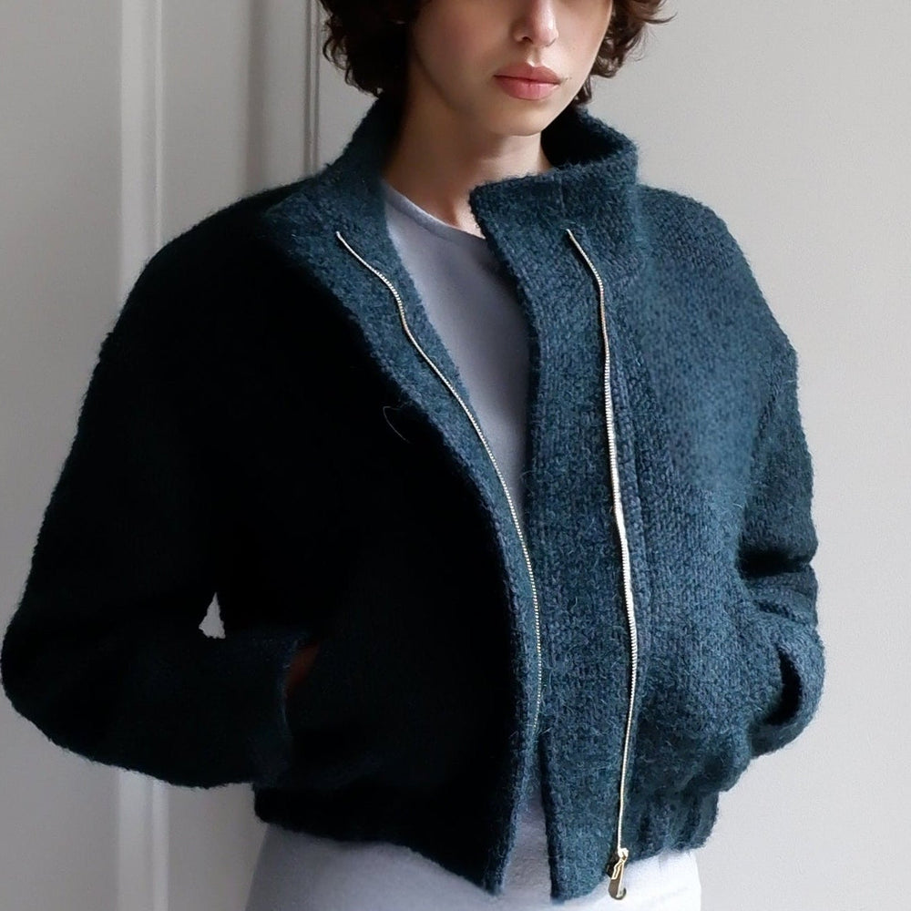 VESTE EN LAINE VERTE VICTOIRE