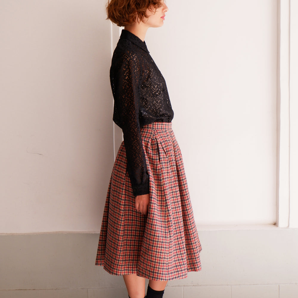 
                      
                        ALBA CHECKERED SKIRT
                      
                    