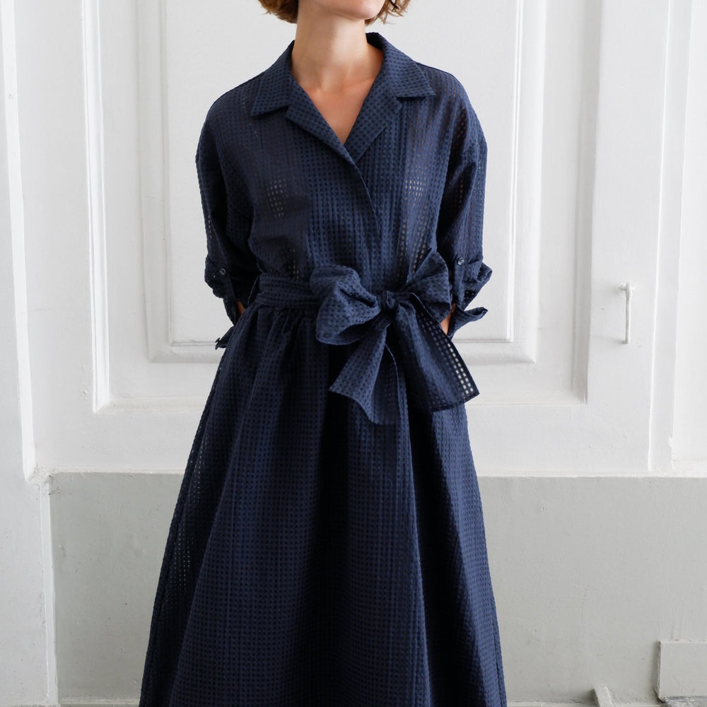 ROBE ADELE BLEU MARINE