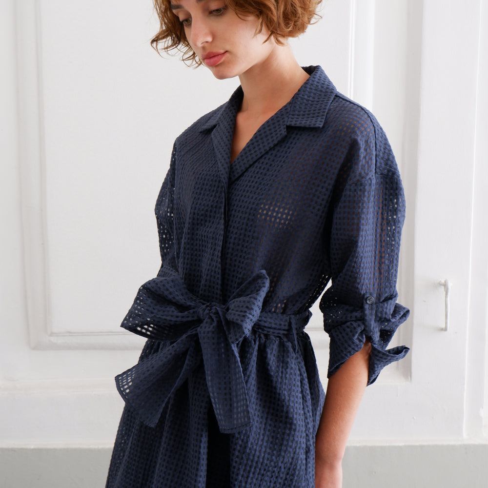 ROBE ADELE BLEU MARINE