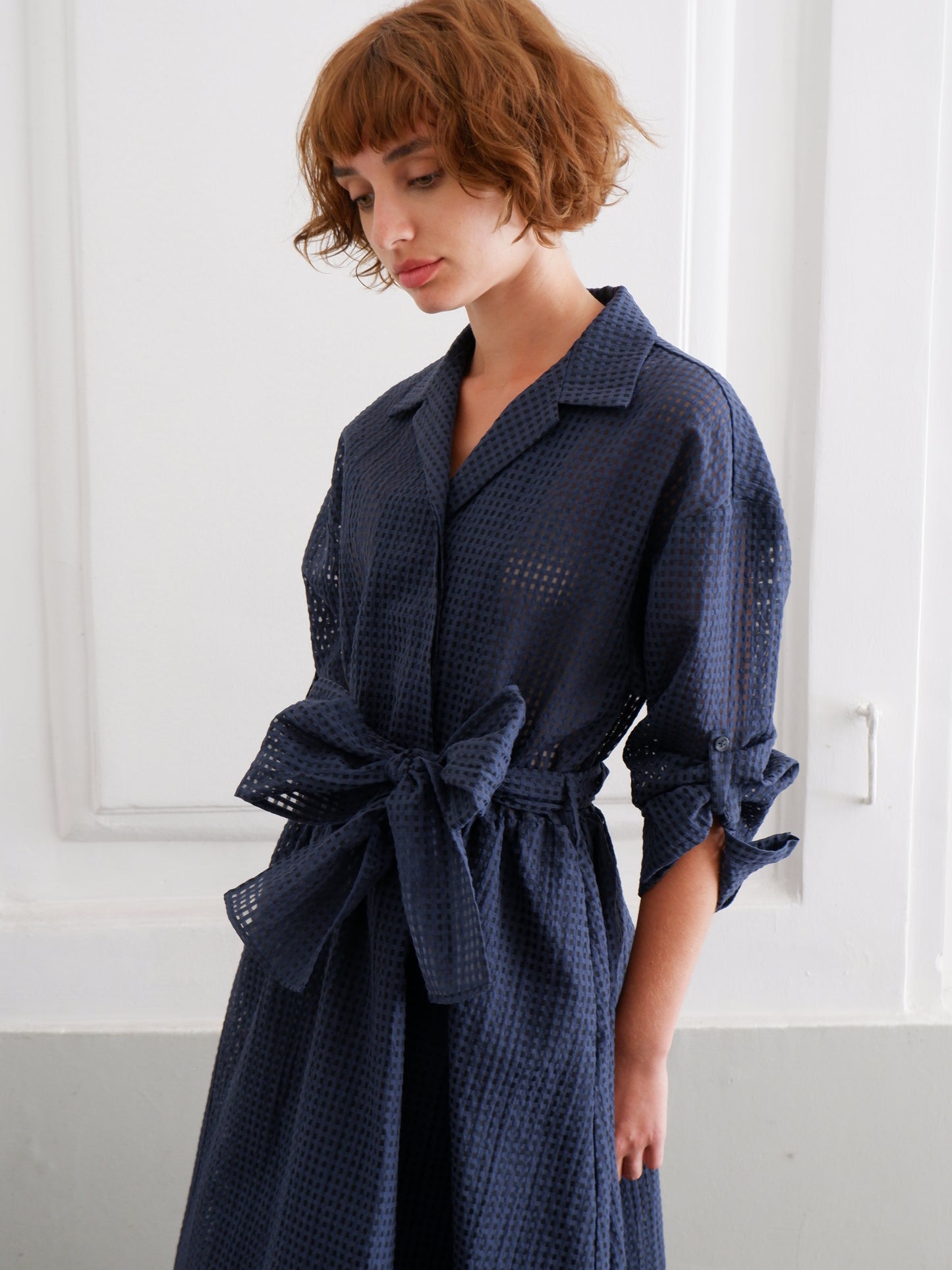 ROBE ADELE BLEU MARINE