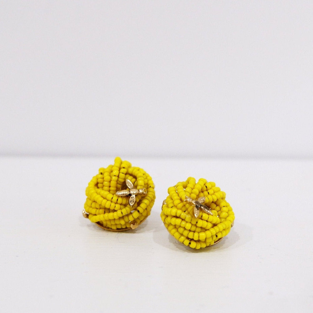 YELLOW BEE EARINGS