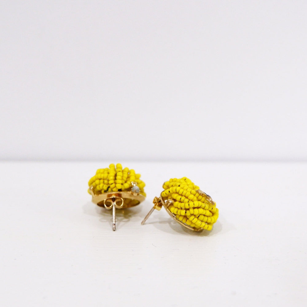 YELLOW BEE EARINGS