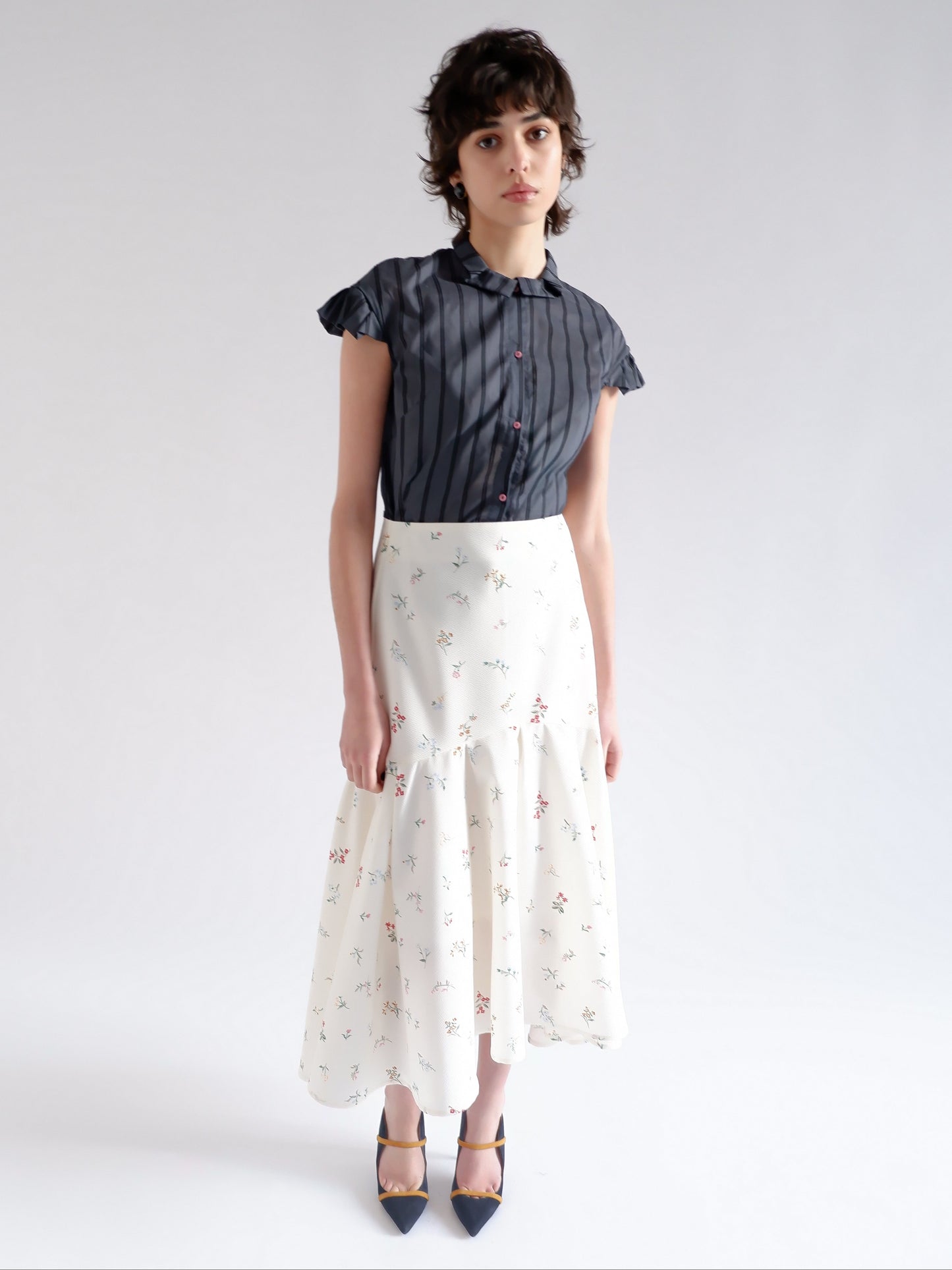 LILY NAVY STRIPE TOP