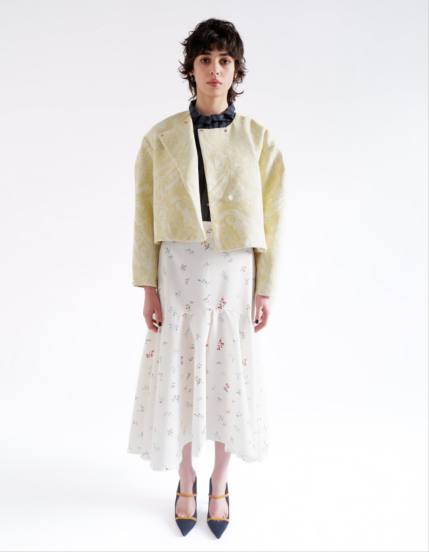 CAROLINE LEMON COTTON JACKET