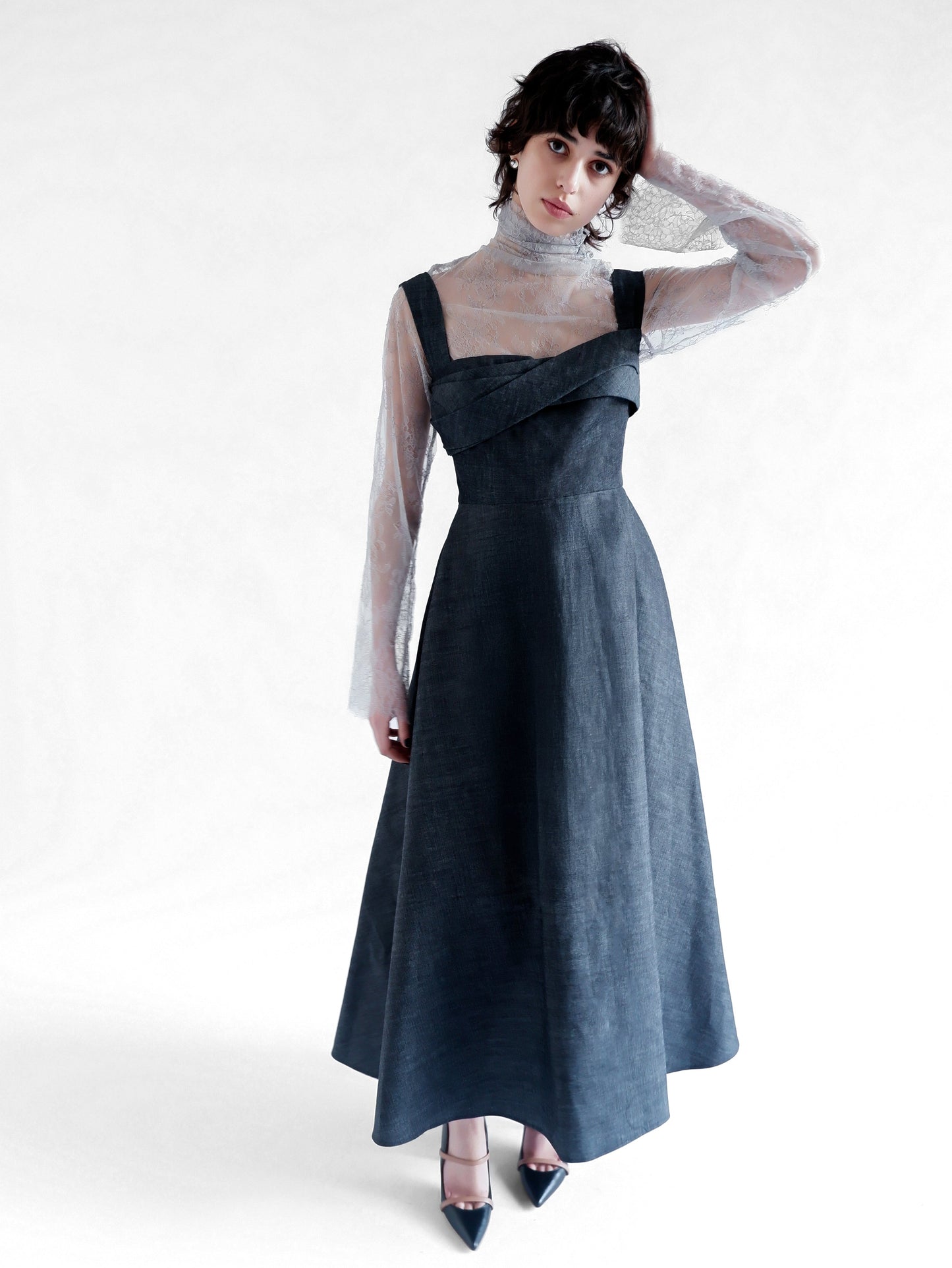 ROBE BLANDINE EN JEAN