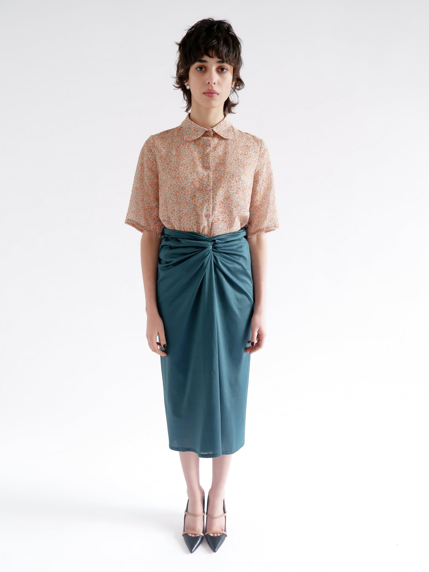 CLARISSE FLOWER PRINT SHIRT