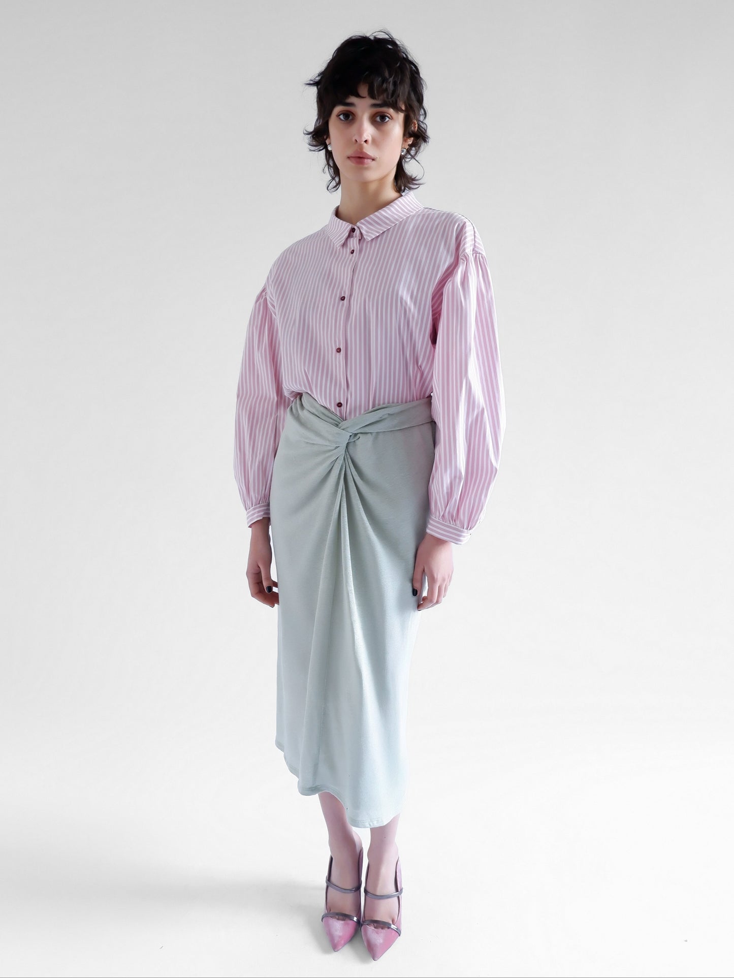 EMILIE LIGHT GREEN SKIRT