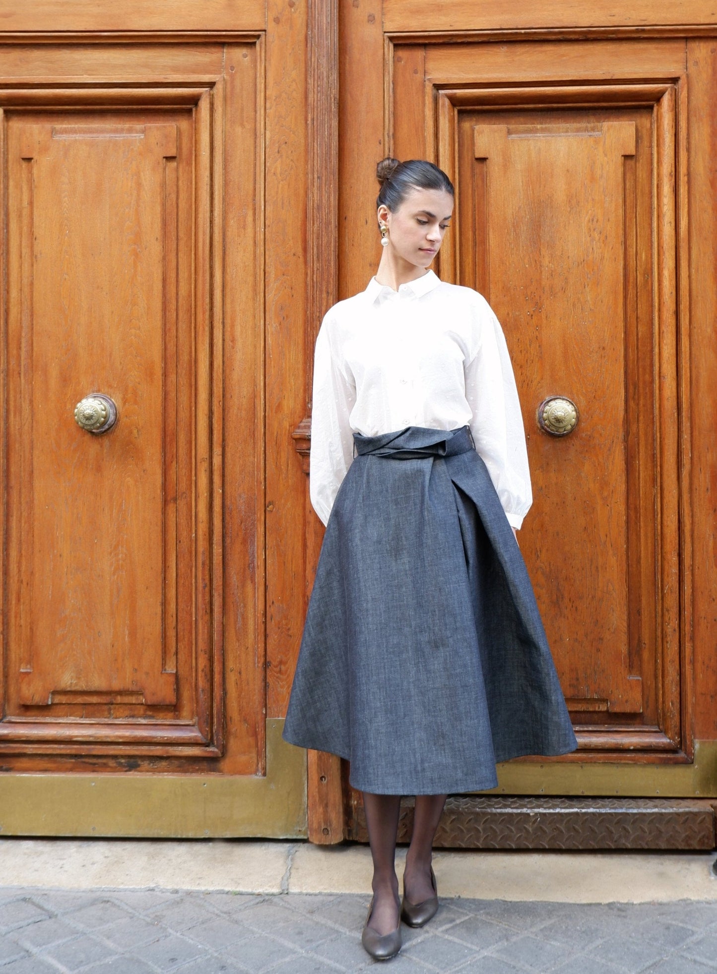 ALMA DENIM SKIRT