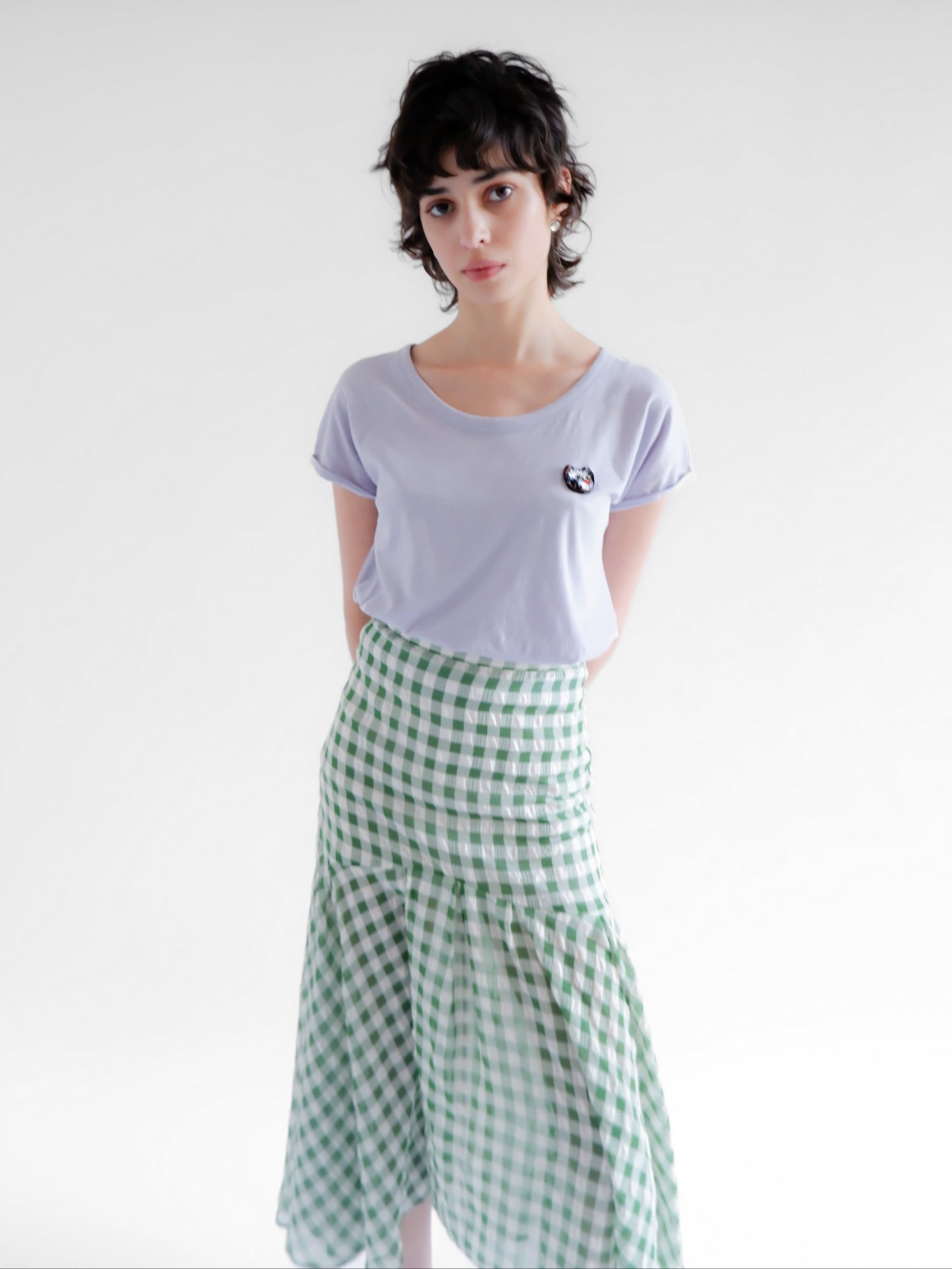 CATパープル スウェットシャツ