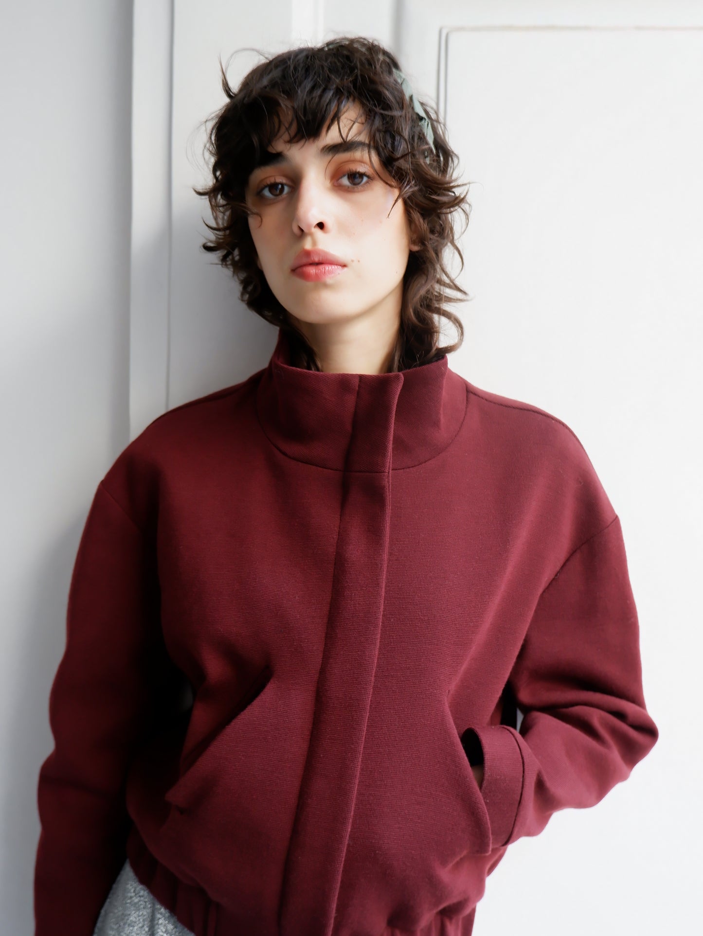 VESTE VICTOIRE ROUGE PROFOND