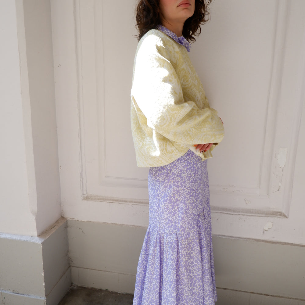 
                      
                        CAROLINE LEMON COTTON JACKET
                      
                    