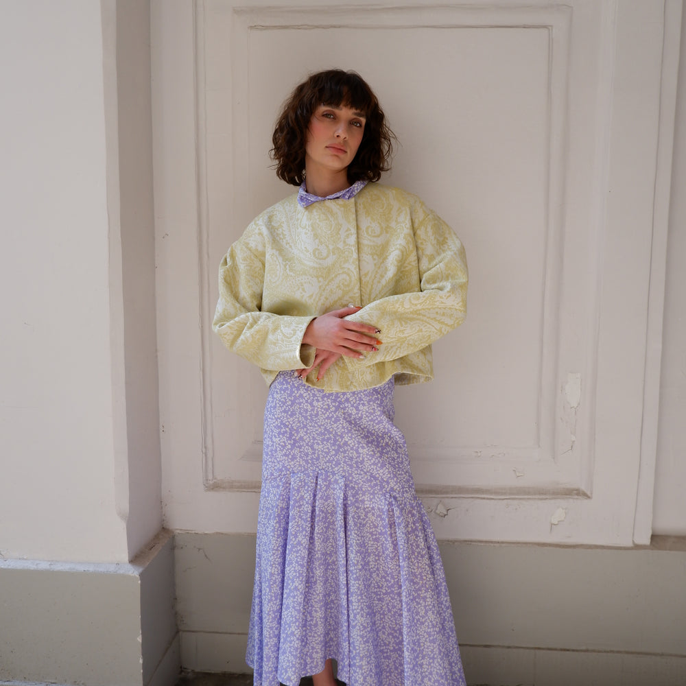 
                      
                        CAROLINE LEMON COTTON JACKET
                      
                    