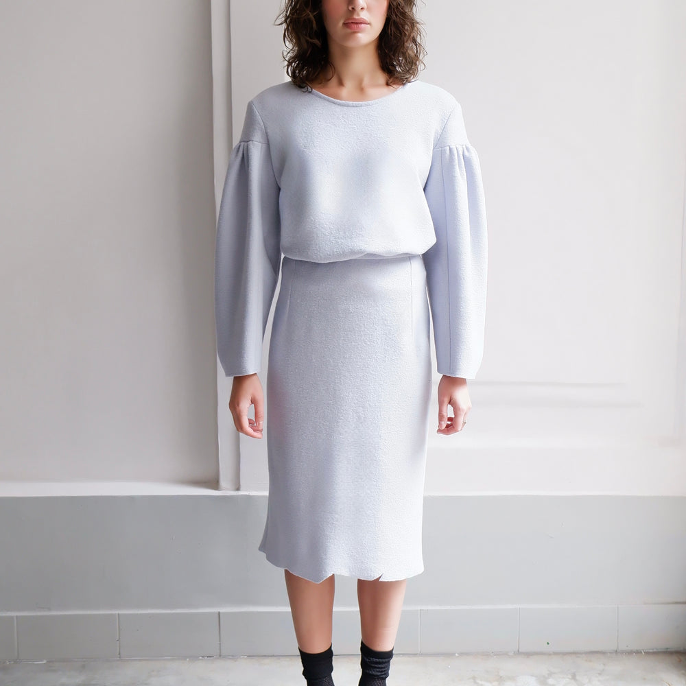 LOUISE LIGHT BLUE SKIRT