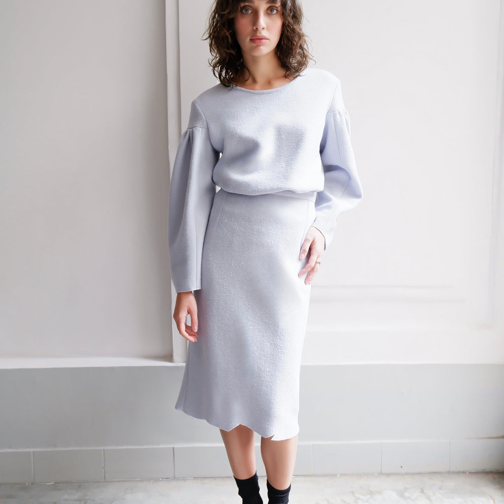 LOUISE LIGHT BLUE SKIRT