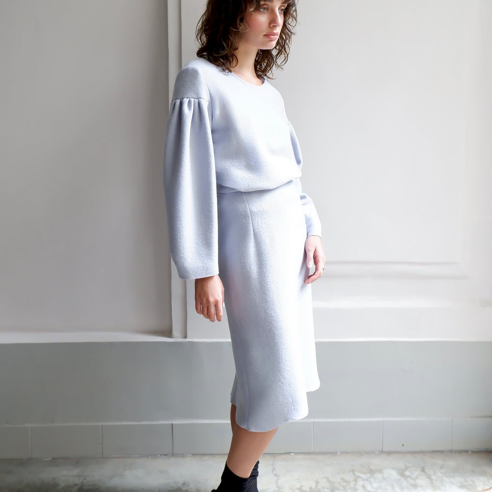 
                      
                        LOUISE LIGHT BLUE SKIRT
                      
                    