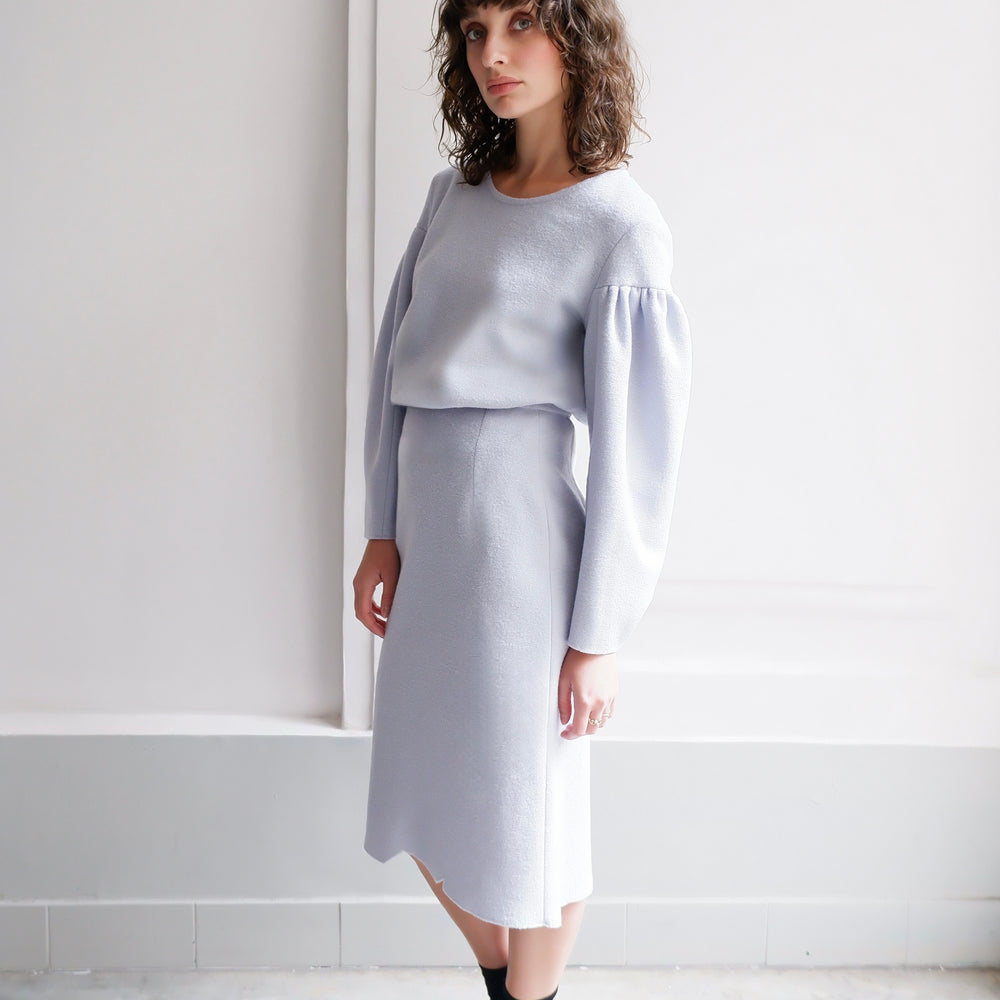 
                      
                        LOUISE LIGHT BLUE SKIRT
                      
                    