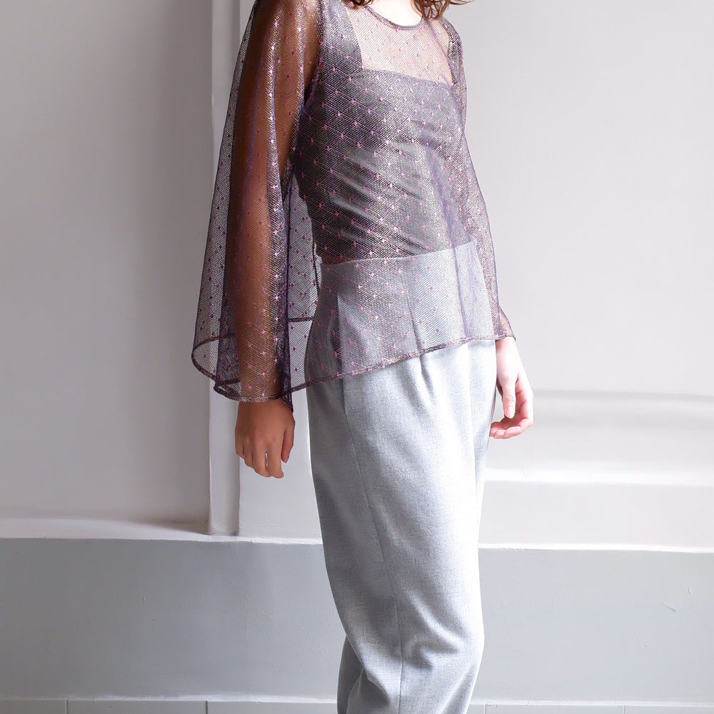 
                      
                        ANNE GOLDEN PINK LACE BLOUSE
                      
                    