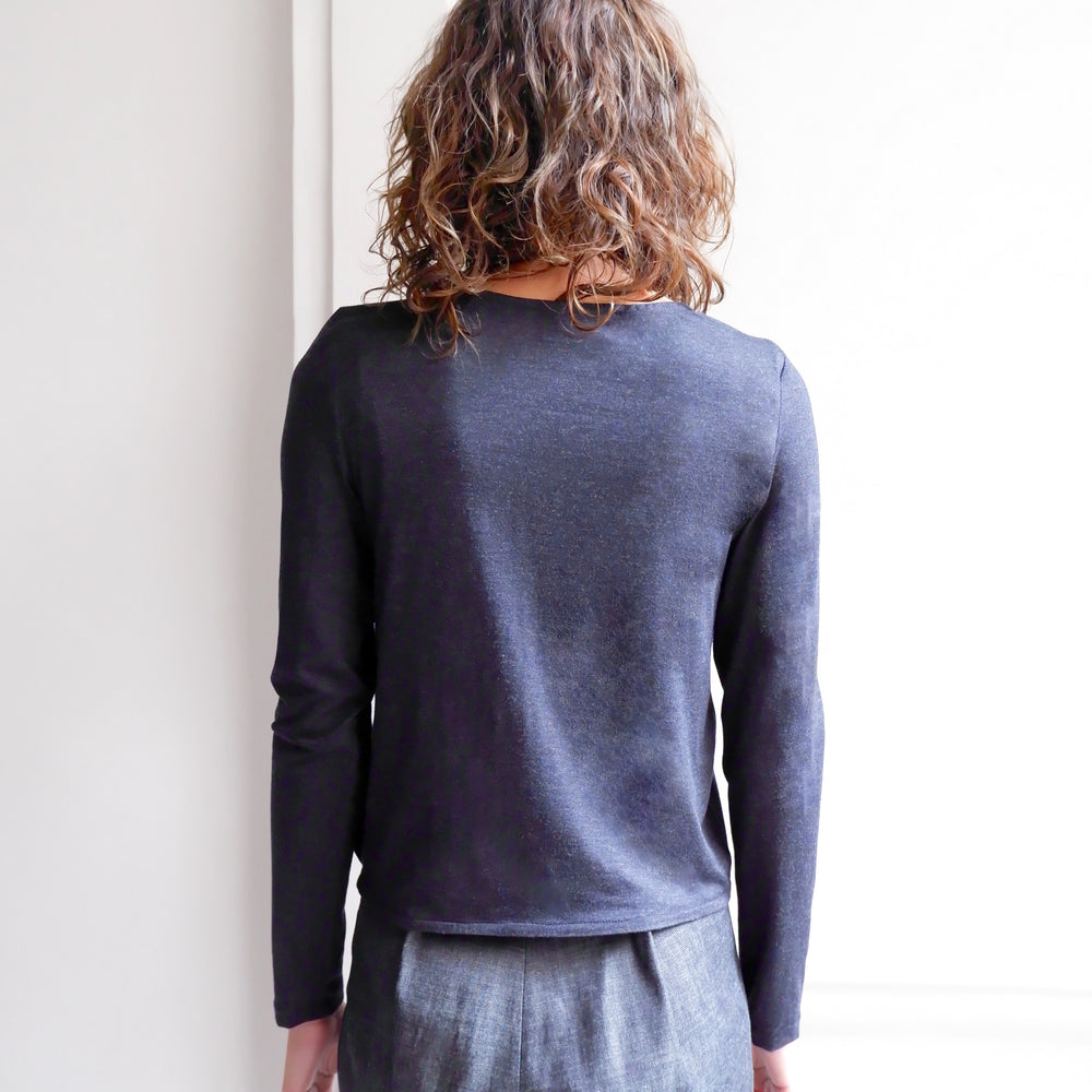 
                      
                        CATHERINE GREY JERSEY TOP
                      
                    