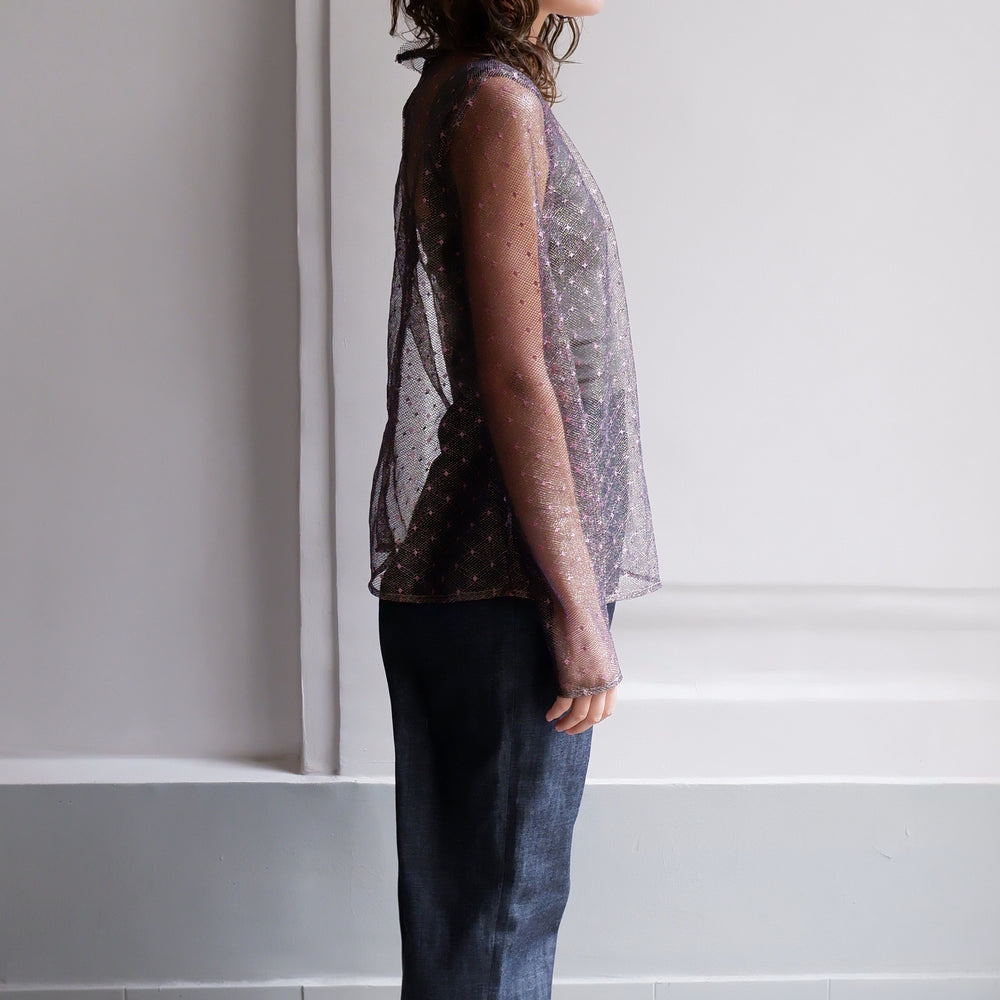 
                      
                        MARIANNE GOLDEN PINK LACE BLOUSE
                      
                    