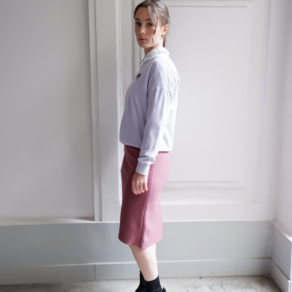 
                      
                        SWEAT-SHIRT VIOLET CHAT
                      
                    