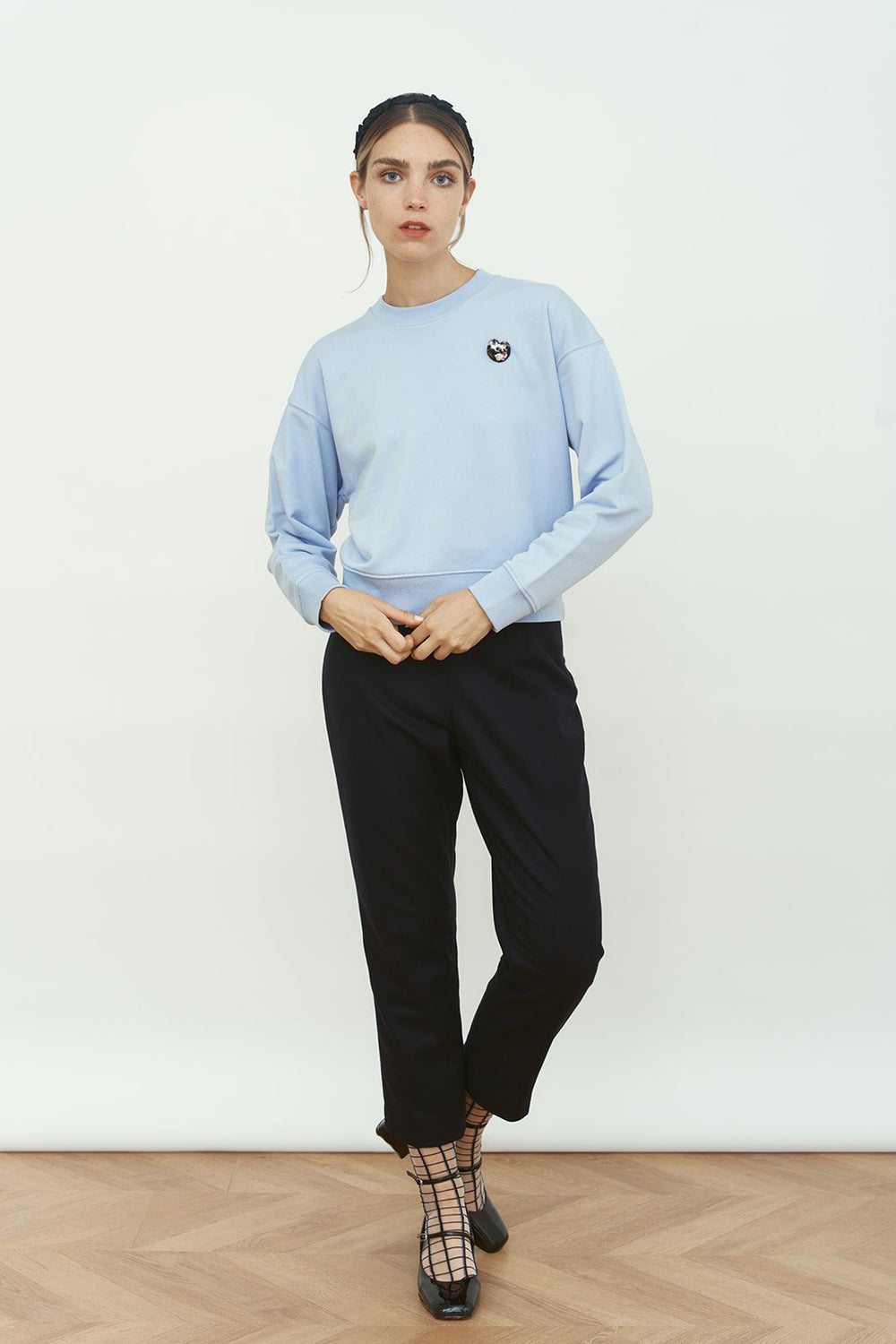 ZOE LIGHT BLUE SWEAT-SHIRT